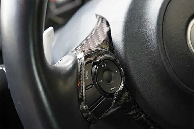 SUBARU BRZ【Type：ZD8】TOYOTA GR86 【Type：ZN8】Drycarbon steering wheel switch panel cover 3pcs/st473【for RHD&LHD】 - Image 5