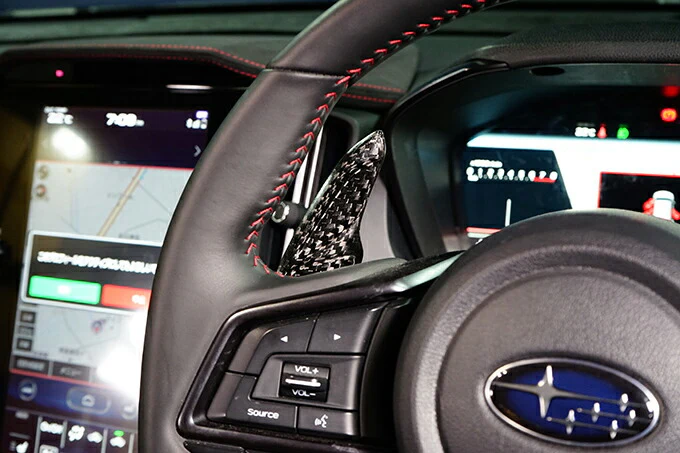 SUBARU WRX S4【Type：VB】Drycarbon paddle shift cover (Full carbon type) 2pcs/st694【for RHD&LHD】 - Image 3