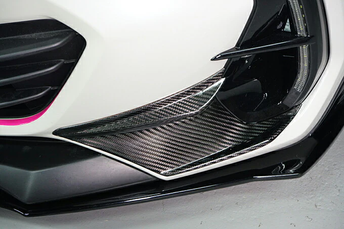 SUBARU BRZ【Type：ZD8】Drycarbon front bumper side cover for vehicles equipped with accessory liner 2pcs /st748-accliner【for RHD&LHD】 - Image 4