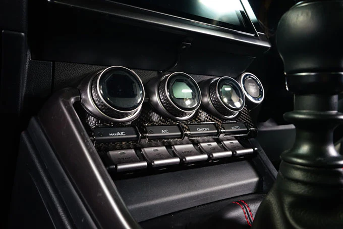 SUBARU BRZ【Type：ZD8】TOYOTA GR86 【Type：ZN8】Drycarbon air conditioner switch panel cover/st755【for RHD&LHD】 - Image 4