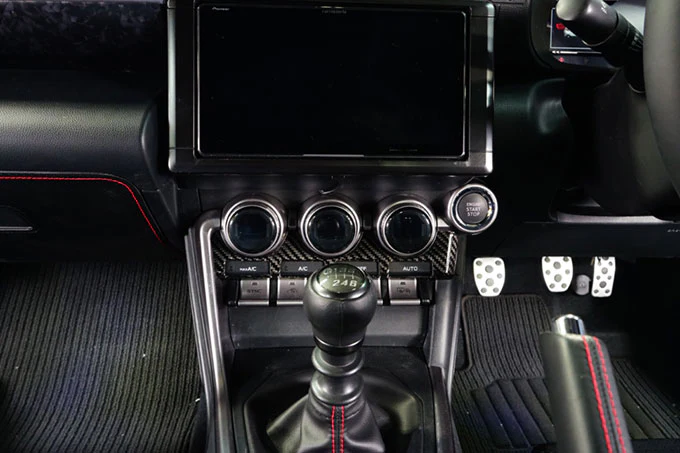SUBARU BRZ【Type：ZD8】TOYOTA GR86 【Type：ZN8】Drycarbon air conditioner switch panel cover/st755【for RHD&LHD】 - Image 5