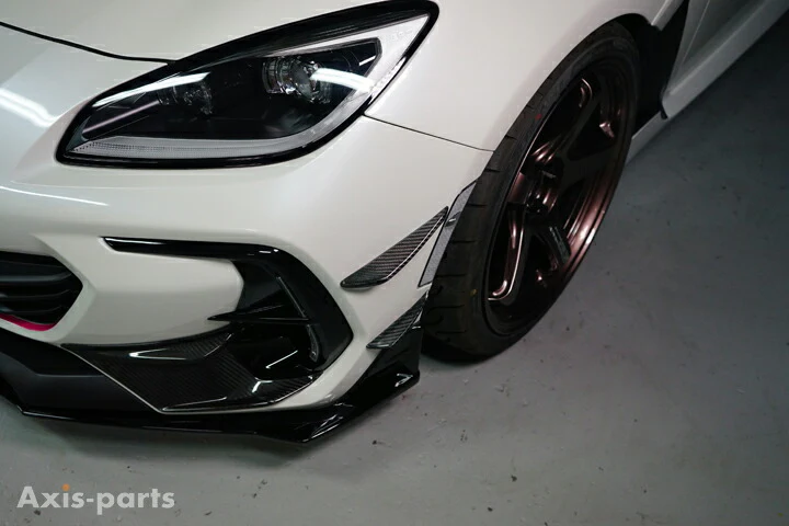 SUBARU BRZ【Type：ZD8】Drycarbon  front side canard 4pcs /st836【for RHD&LHD】 - Image 6