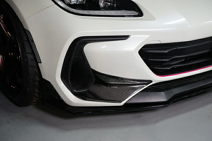 SUBARU BRZ【Type：ZD8】Drycarbon front bumper side cover for vehicles not equipped with accessory liner 2pcs /st748【for RHD&LHD】 - Image 3