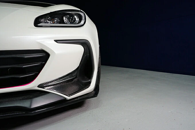 SUBARU BRZ【Type：ZD8】Drycarbon front bumper side cover for vehicles not equipped with accessory liner 2pcs /st748【for RHD&LHD】 - Image 4