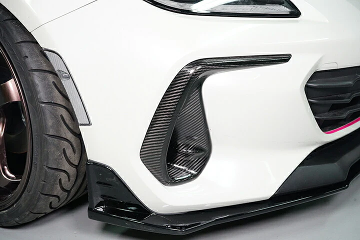 SUBARU BRZ【Type：ZD8】Drycarbon front side duct cover 2pcs /st747【for RHD&LHD】 - Image 2