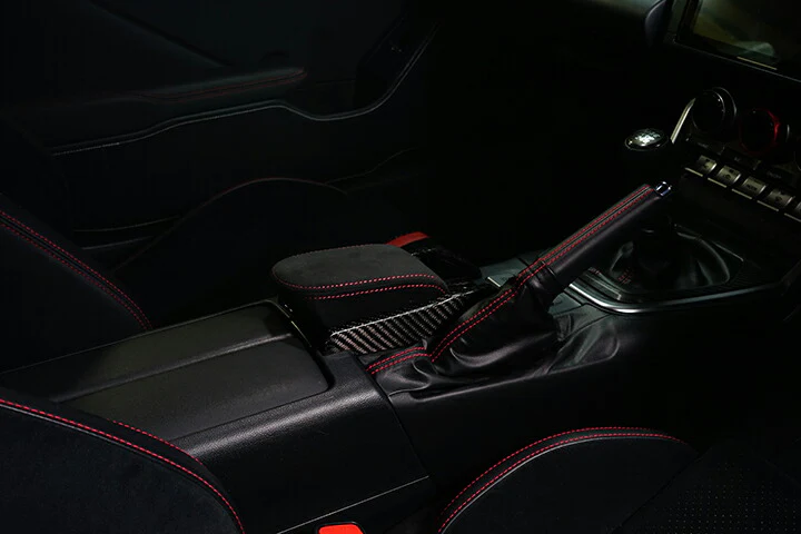 SUBARU BRZ【Type：ZD8】TOYOTA GR86 【Type：ZN8】Drycarbon center armrest 1pcs for MT/st756【for RHD】 - Image 5