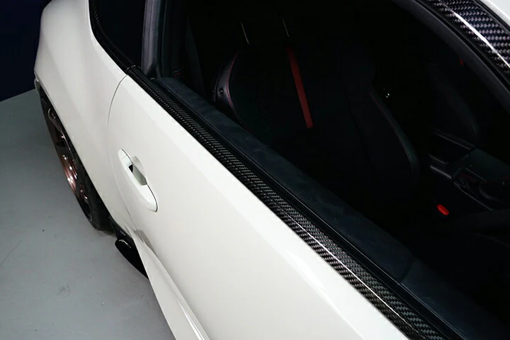 SUBARU BRZ【Type:ZD8】TOYOTA GR86 【Type:ZN8】Drycarbon door molding cover 6pcs /st723【for RHD&LHD】 - Image 3