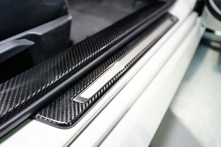 SUBARU BRZ【Type:ZD8】TOYOTA GR86 【Type:ZN8】Drycarbon door sill plate cover 2pcs/st731【for RHD&LHD】 - Image 3