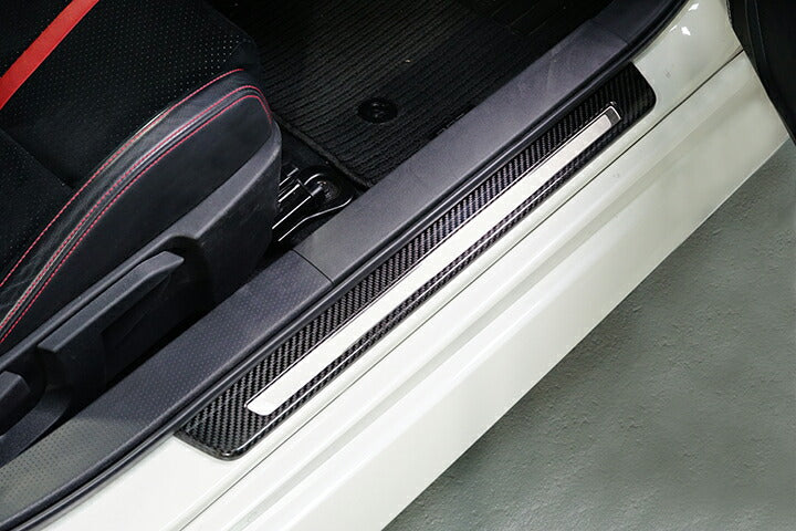 SUBARU BRZ【Type:ZD8】TOYOTA GR86 【Type:ZN8】Drycarbon door sill plate cover 2pcs/st731【for RHD&LHD】 - Image 4