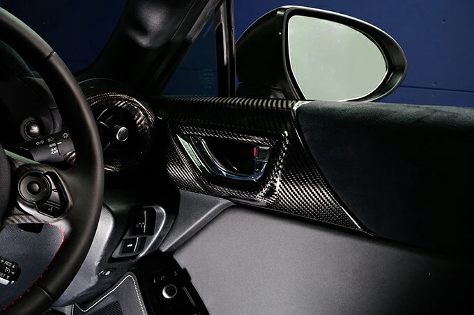 SUBARU BRZ【Type:ZD8】TOYOTA GR86 【Type:ZN8】Drycarbon inner door trim cover 2pcs/st721【for RHD&LHD】 - Image 6