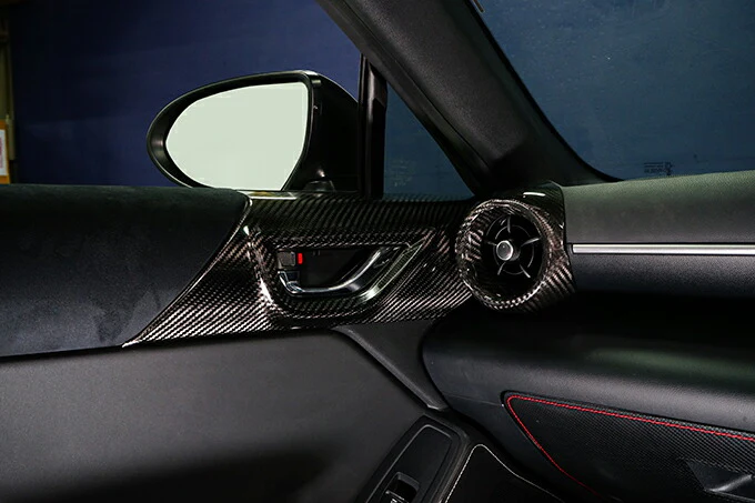 SUBARU BRZ【Type:ZD8】TOYOTA GR86 【Type:ZN8】Drycarbon inner door trim cover 2pcs/st721【for RHD&LHD】 - Image 7