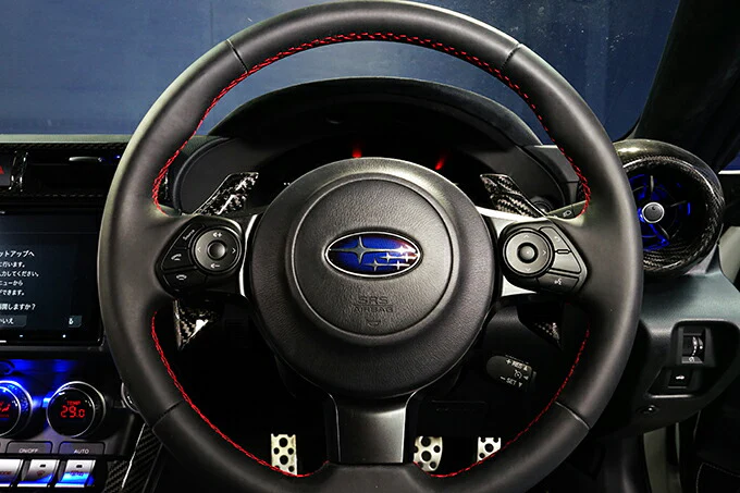 SUBARU BRZ【Type：ZD8】TOYOTA GR86 【Type：ZN8】Drycarbon paddle shift cover 2pcs for AT /st749【for RHD&LHD】 - Image 2