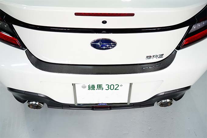 SUBARU BRZ【Type：ZD8】TOYOTA GR86 【Type：ZN8】Drycarbon rear door step guard/st724【for RHD&LHD】 - Image 4
