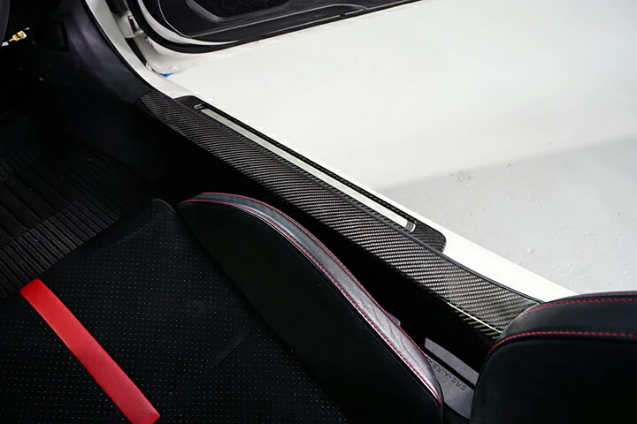 SUBARU BRZ【Type：ZD8】TOYOTA GR86 【Type：ZN8】Drycarbon scuff plate cover 2pcs/st718【for RHD&LHD】 - Image 3
