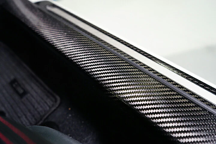 SUBARU BRZ【Type：ZD8】TOYOTA GR86 【Type：ZN8】Drycarbon scuff plate cover 2pcs/st718【for RHD&LHD】 - Image 4