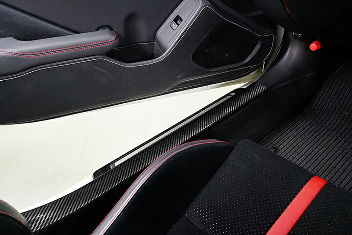 SUBARU BRZ【Type：ZD8】TOYOTA GR86 【Type：ZN8】Drycarbon scuff plate cover 2pcs/st718【for RHD&LHD】 - Image 5