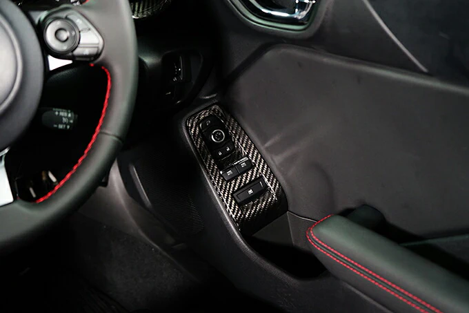 SUBARU BRZ【Type：ZD8】TOYOTA GR86 【Type：ZN8】Drycarbon switch panel cover 2pcs /st619【for RHD】 - Image 2