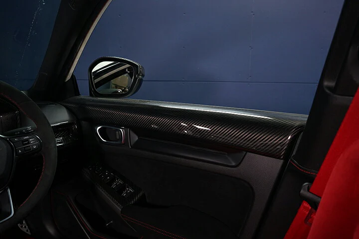 HONDA CIVIC/CIVIC Type R 【Type：FL】Drycarbon  Front door trim cover 2pcs /st769【for RHD&LHD】 - Image 3