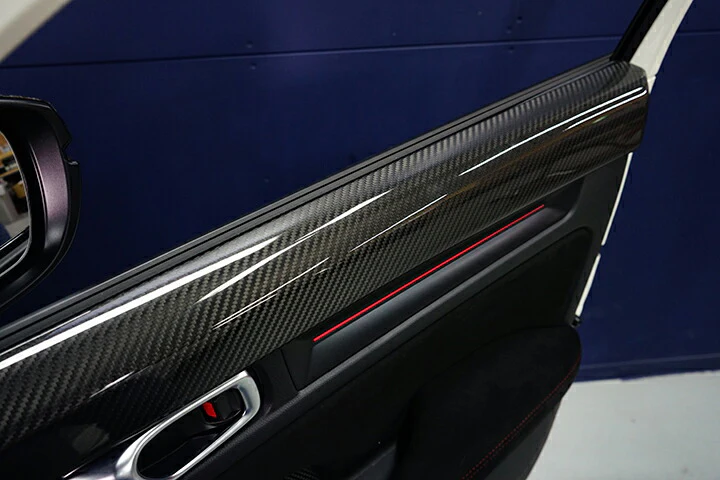 HONDA CIVIC/CIVIC Type R 【Type：FL】Drycarbon  Front door trim cover 2pcs /st769【for RHD&LHD】 - Image 4