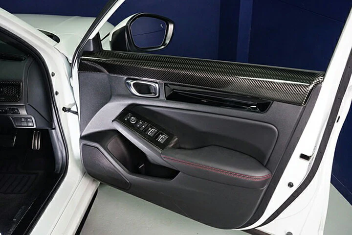 HONDA CIVIC/CIVIC Type R 【Type：FL】Drycarbon  Front door trim cover 2pcs /st769【for RHD&LHD】 - Image 6