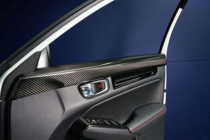 HONDA CIVIC/CIVIC Type R 【Type：FL】Drycarbon  Front door trim cover 2pcs /st769【for RHD&LHD】 - Image 8