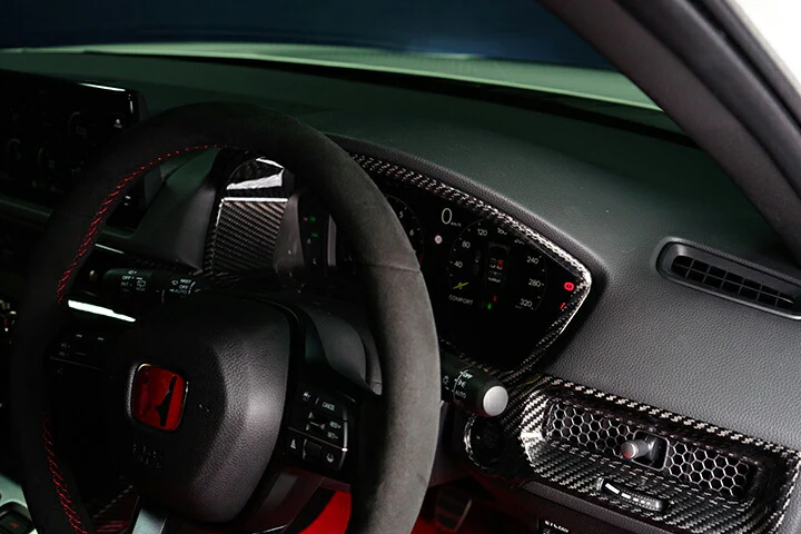 HONDA CIVIC/CIVIC Type R 【Type:FL】Drycarbon Meter inner hood cover 1pcs /st772usa【for LHD】 - Image 5