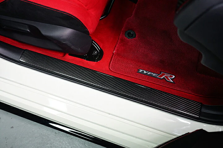 HONDA CIVIC/CIVIC Type R 【Type：FL】Drycarbon  Scuff plate cover 2pcs /st789【for RHD&LHD】 - Image 3