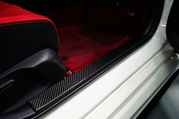 HONDA CIVIC/CIVIC Type R 【Type：FL】Drycarbon  Scuff plate cover 2pcs /st789【for RHD&LHD】 - Image 4