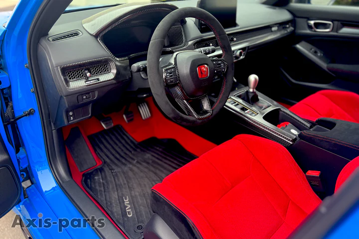 HONDA CIVIC/CIVIC Type R 【Type：FL】Drycarbon steering cover 2pcs /st835【for RHD/LHD】 - Image 3