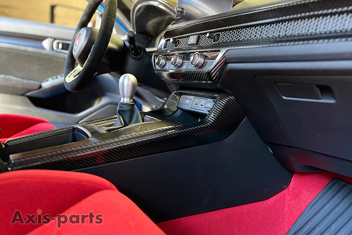 HONDA CIVIC/CIVIC Type R 【Type：FL】Drycarbon  Shift panel cover 1pcs /st871usa【for LHD】 - Image 5