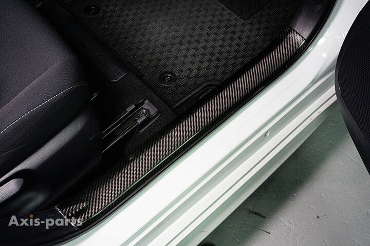 TOYOTA GR COROLLA【Type：GZEA14H】COROLLA SPORT/COROLLA TOURING/COROLLA【Type:210】Drycarbon scuff plate cover 2pcs/st792【for RHD&LHD】 - Image 2