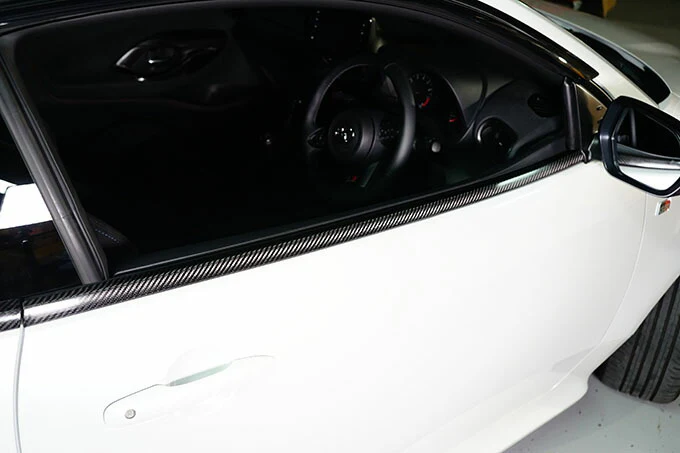 TOYOTA GR YARIS【Type：SERIES 10】Drycarbon door mole cover 4pcs/st688【for RHD&LHD】 - Image 3