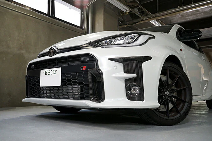 TOYOTA GR YARIS【Type：SERIES 10】Drycarbon front bumper duct cover 2pcs/st654【for RHD&LHD】 - Image 4