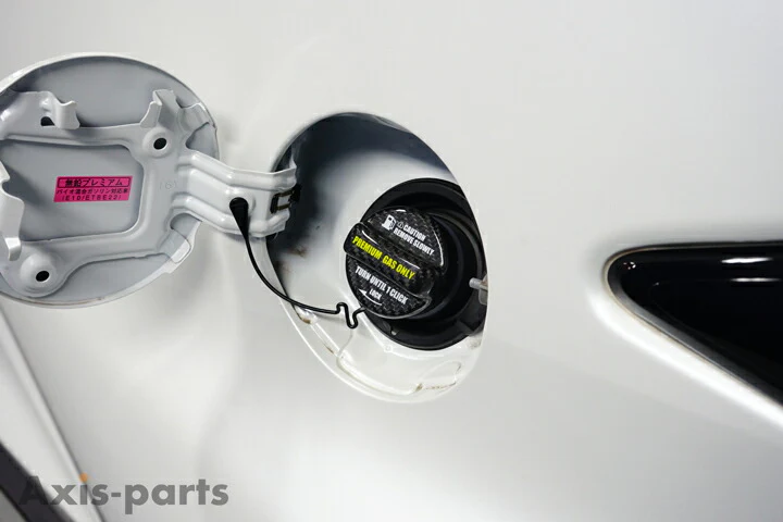 TOYOTA GR YARIS【Type:SERIES 10】Drycarbon Fuel cap cover supports high-octane only.1pcs/st774【for RHD&LHD】 - Image 2