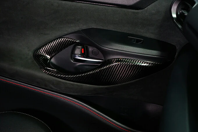 TOYOTA GR YARIS【Type:SERIES 10】Drycarbon inner switch panel cover 4pcs/st697-698【for RHD&LHD】 - Image 3