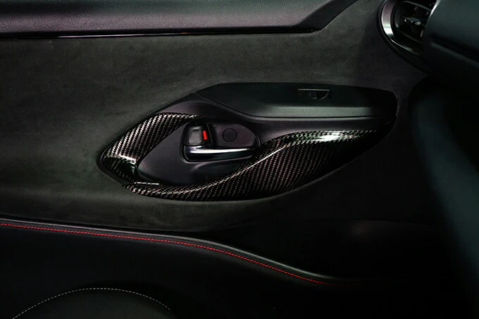 TOYOTA GR YARIS【Type:SERIES 10】Drycarbon inner switch panel cover 4pcs/st697-698【for RHD&LHD】 - Image 4