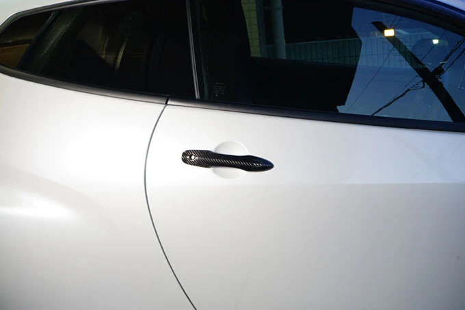 TOYOTA GR YARIS【Type：SERIES 10】Drycarbon door handle cover 2pcs/st753【for RHD】 - Image 4