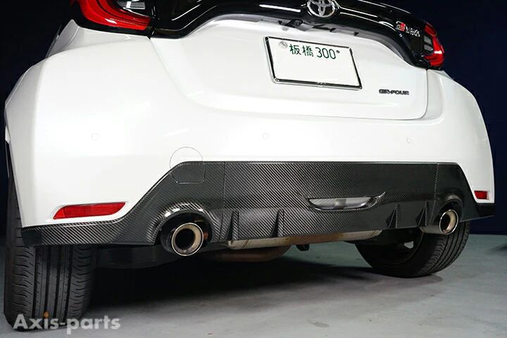 TOYOTA GR YARIS【Type:SERIES 10】Drycarbon Rear bumper cover 4pcs/st824【for RHD&LHD】 - Image 3