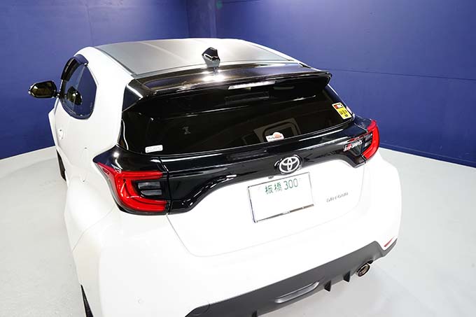 TOYOTA GR YARIS【Type:SERIES 10】Drycarbon rear spoiler extension/st705【for RHD&LHD】 - Image 5