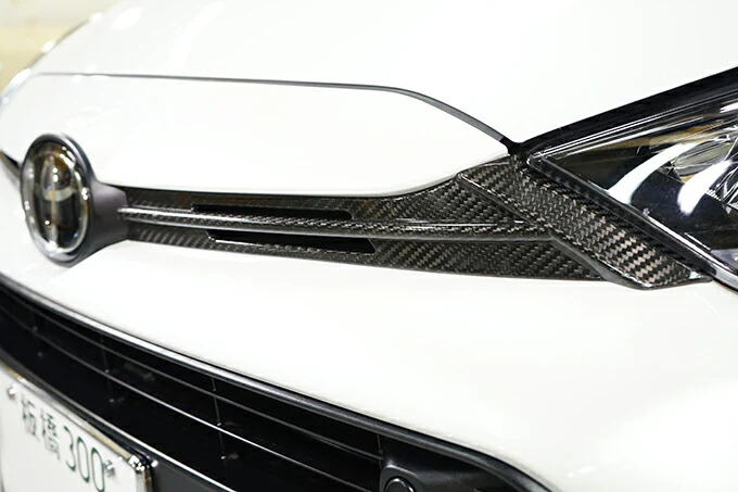 TOYOTA GR YARIS【Type：SERIES 10】Drycarbon front upper duct cover 2pcs/st695【for RHD&LHD】 - Image 3
