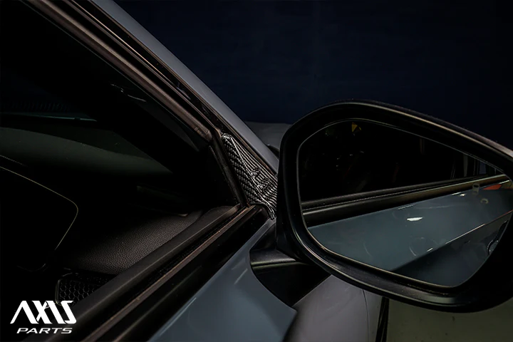 HONDA CIVIC/CIVIC Type R 【Type:FL】Drycarbon Side A-pillar cover 2pcs/st958【for RHD&LHD】 - Image 4