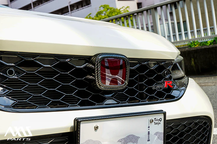 HONDA CIVIC Type R 【Type：FL5】Drycarbon Front emblem cover/st1126【for RHD/LHD】 - Image 3