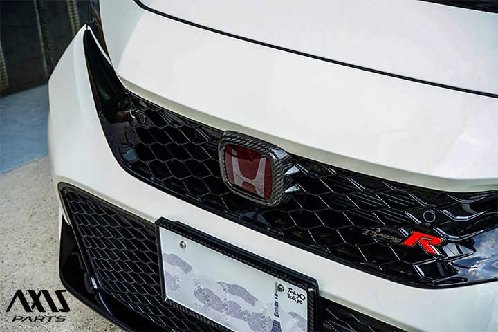 HONDA CIVIC Type R 【Type：FL5】Drycarbon Front emblem cover/st1126【for RHD/LHD】 - Image 4