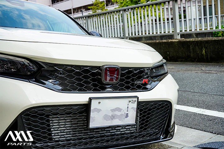 HONDA CIVIC Type R 【Type：FL5】Drycarbon Front emblem cover/st1126【for RHD/LHD】 - Image 5