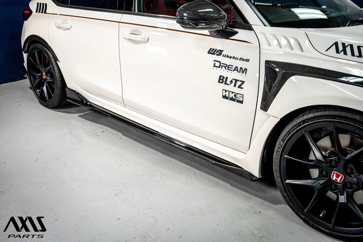 HONDA CIVIC Type R 【Type:FL5】Drycarbon Front side skirt cover 2pcs/st1133【for RHD/LHD】 - Image 3
