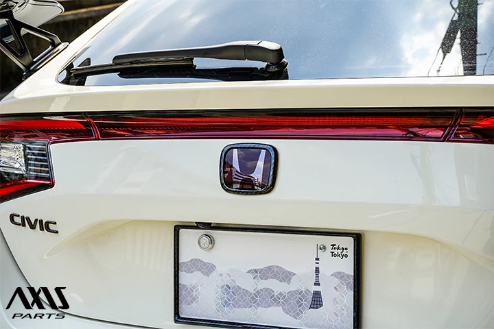 HONDA CIVIC Type R 【Type:FL5】Drycarbon rear emblem cover/st1127【for RHD/LHD】 - Image 2