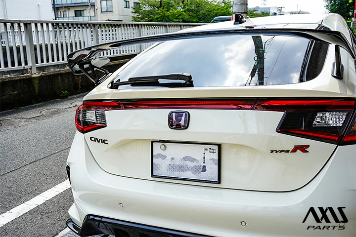 HONDA CIVIC Type R 【Type:FL5】Drycarbon rear emblem cover/st1127【for RHD/LHD】 - Image 5