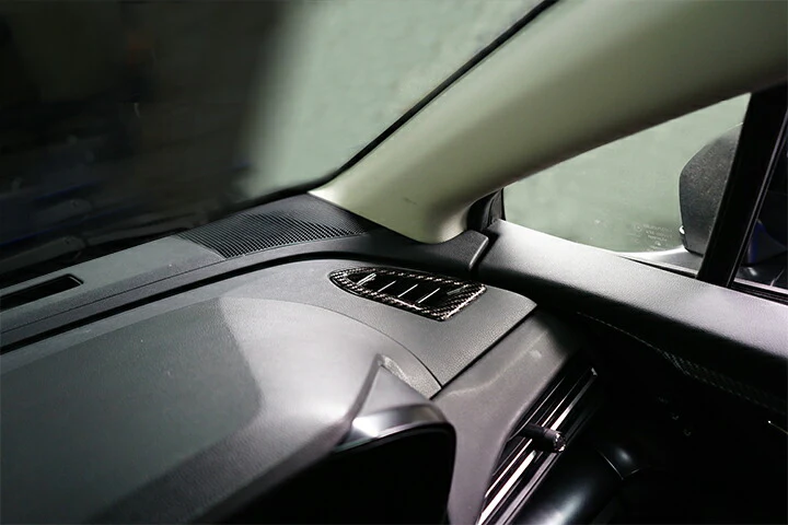 SUBARU WRX S4【Type:VB】Drycarbon air conditioner on dash cover 2pcs /st692【for RHD】 - Image 5
