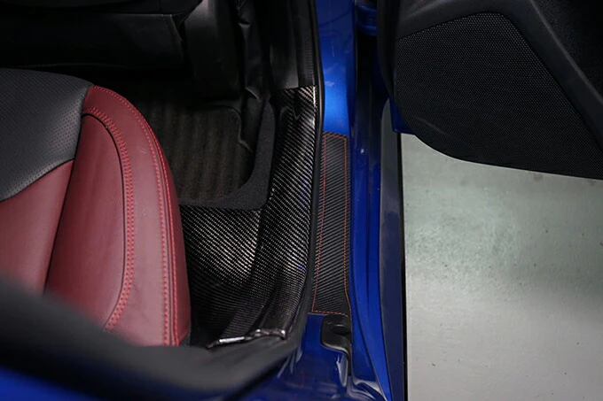 SUBARU WRX S4【Type：VB】Drycarbon rear scuff plate cover 2pcs / st689【for RHD&LHD】 - Image 4