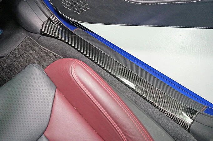 SUBARU WRX S4【Type：VB】Drycarbon front scuff plate cover 2pcs /st638th【for RHD&LHD】 - Image 4
